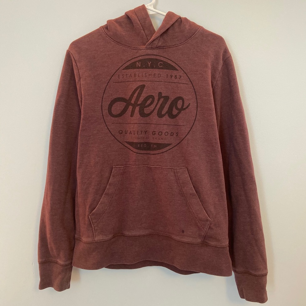 Maroon Aeropostale hoodie size Small